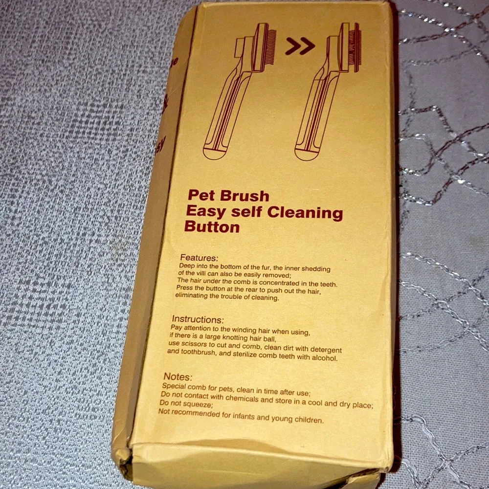 Deluxe Cat and Dog Brush for Long Hair